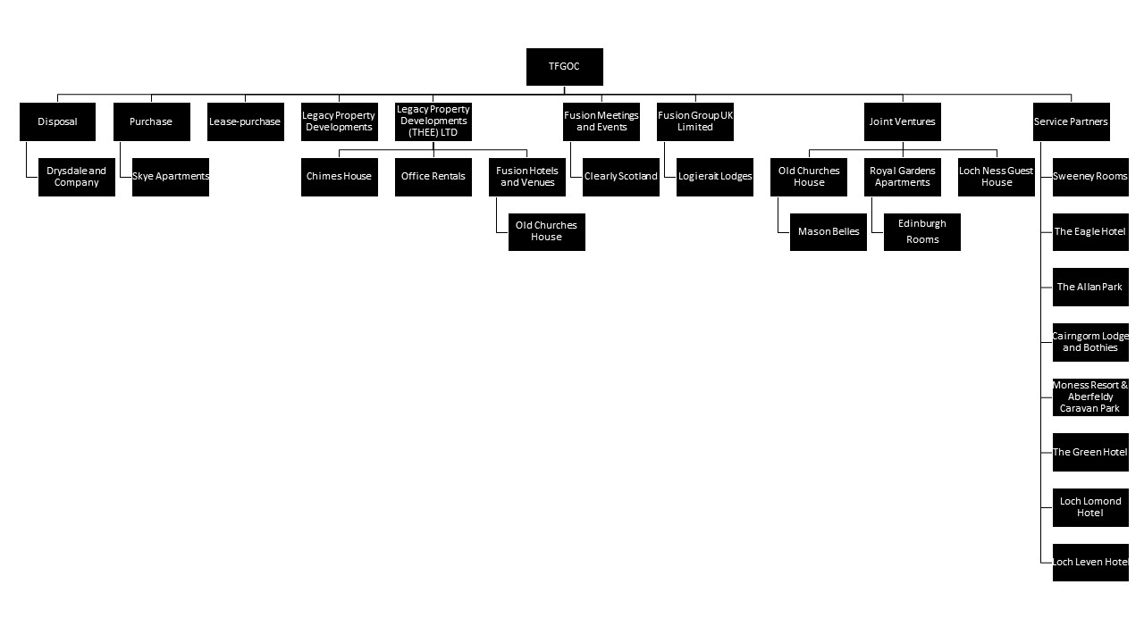Fusion Group of Companies structure